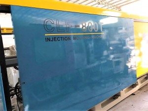 Taiwan CLF-800 (800t Servo) used Plastic Injection Molding Machine.