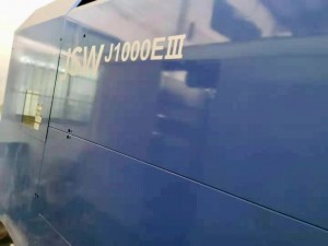 JSW 1000t б / у машина для литья пластмасс под давлением