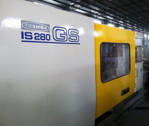 Toshiba 280t (servo) used plastic injection molding machine