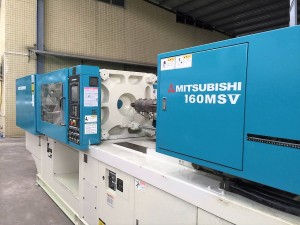 Japan Mitsubishi 160t (160MSV) used Injection Molding Machine