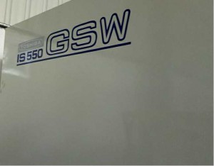 Toshiba IS550GSW (wide platen) used Injection Molding Machine