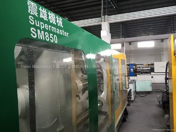 Taiwan Chenhsong Supermaster 850t (SM850) used Injection Molding Machine